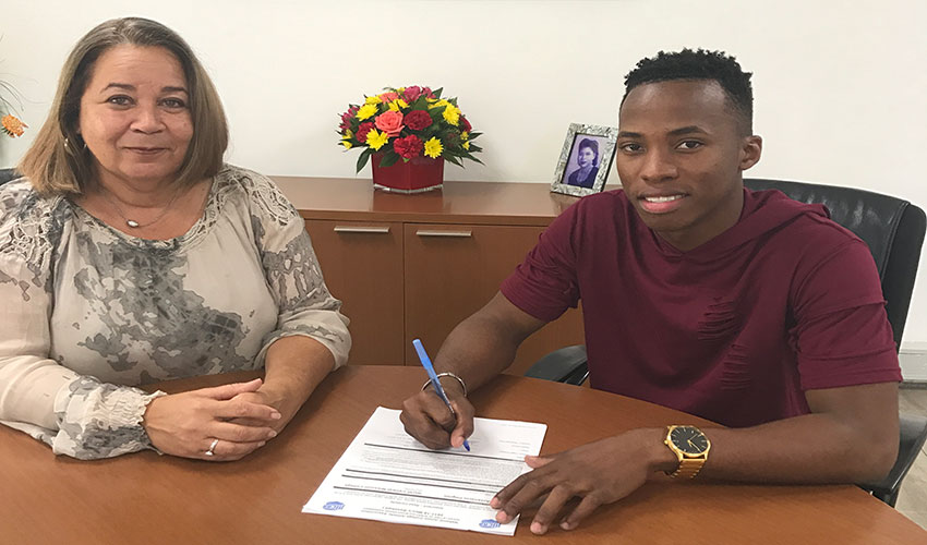 NCMC Baseball Signs Pharon Pilgrim From Curacao