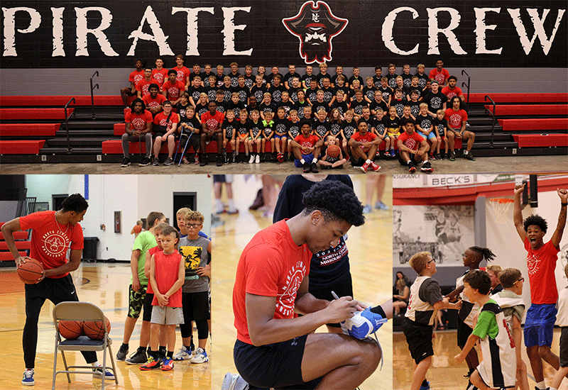 Men's Basketball Camp Fun