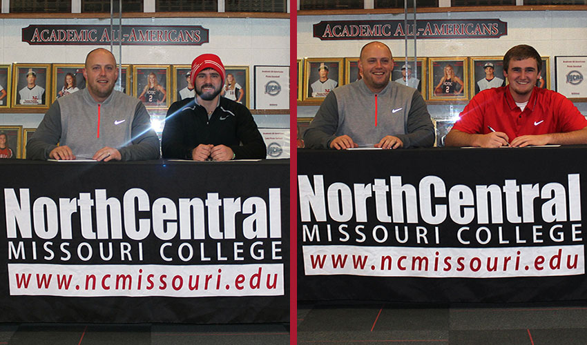Charlie Hoffman and Seth Gladbach Sign with NCMC Golf