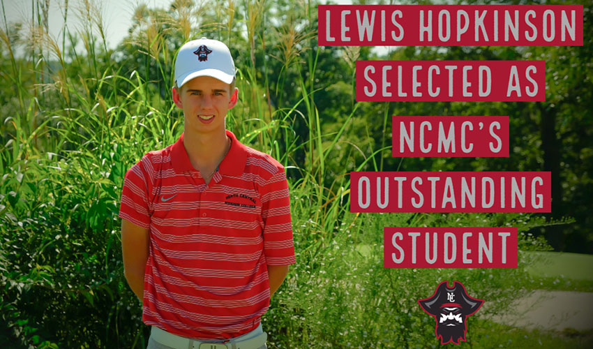 Lewis Hopkinson Selected as NCMC&rsquo;s Outstanding Student