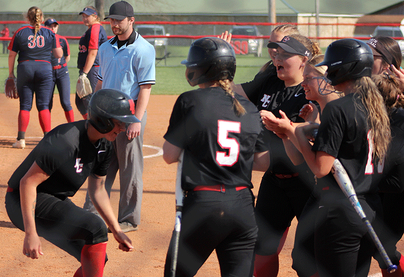 Pirates Softball Downs Visiting Spartans